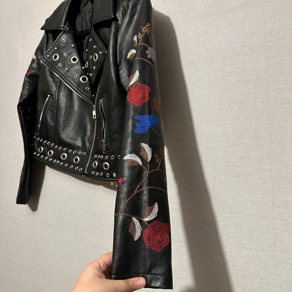 Romeo + Juliet Couture faux leather moto jacket - size medium - Picture 8 of 9